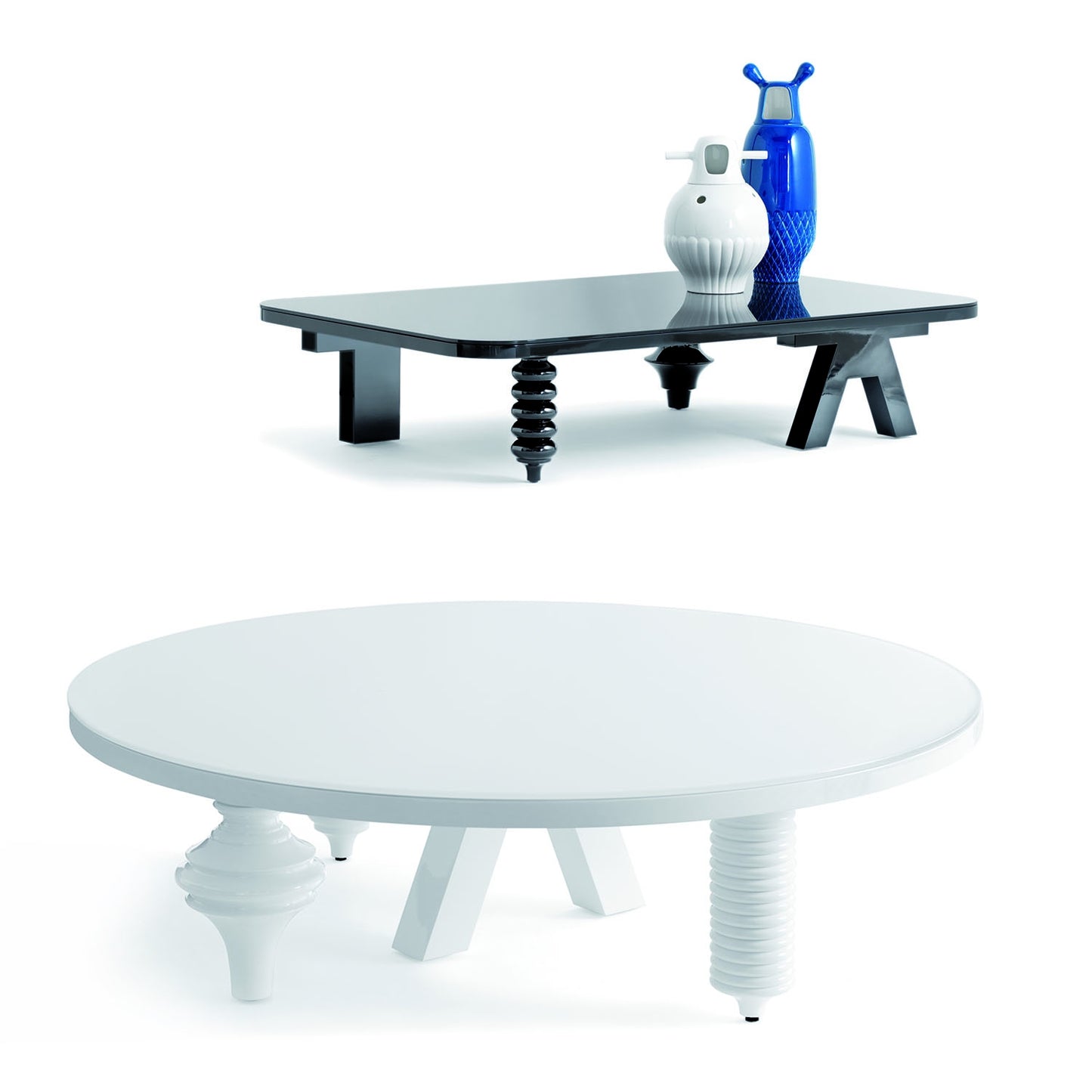 MULTILEG LOW ROUND COFFEE TABLE – BD BARCELONA DESIGN