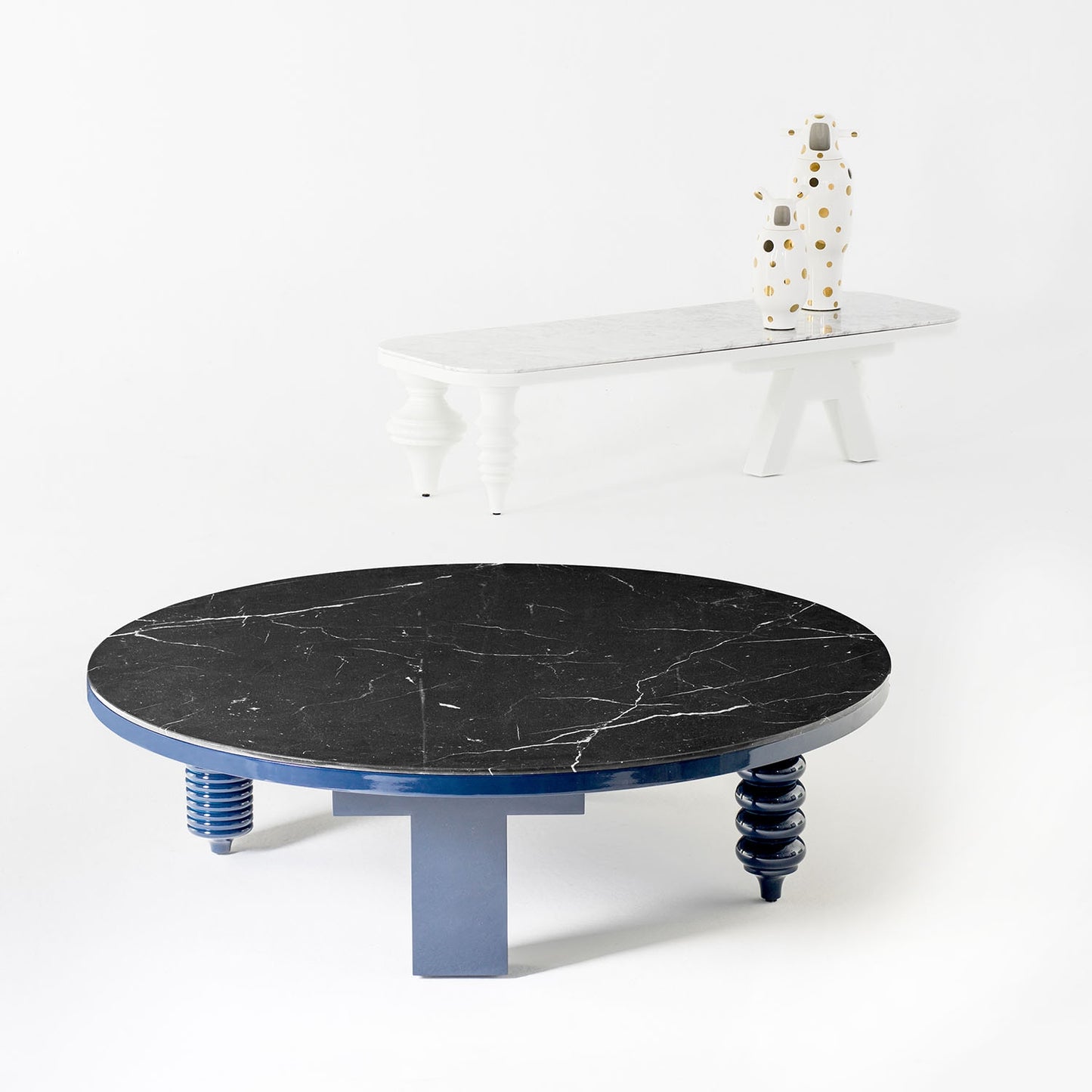 MULTILEG LOW ROUND COFFEE TABLE – BD BARCELONA DESIGN